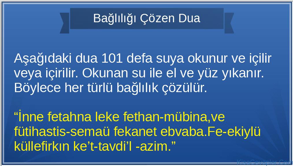 Bağlılığı Çözmek İçin Dualar En Etkili Dua | Kısa Cevaplar