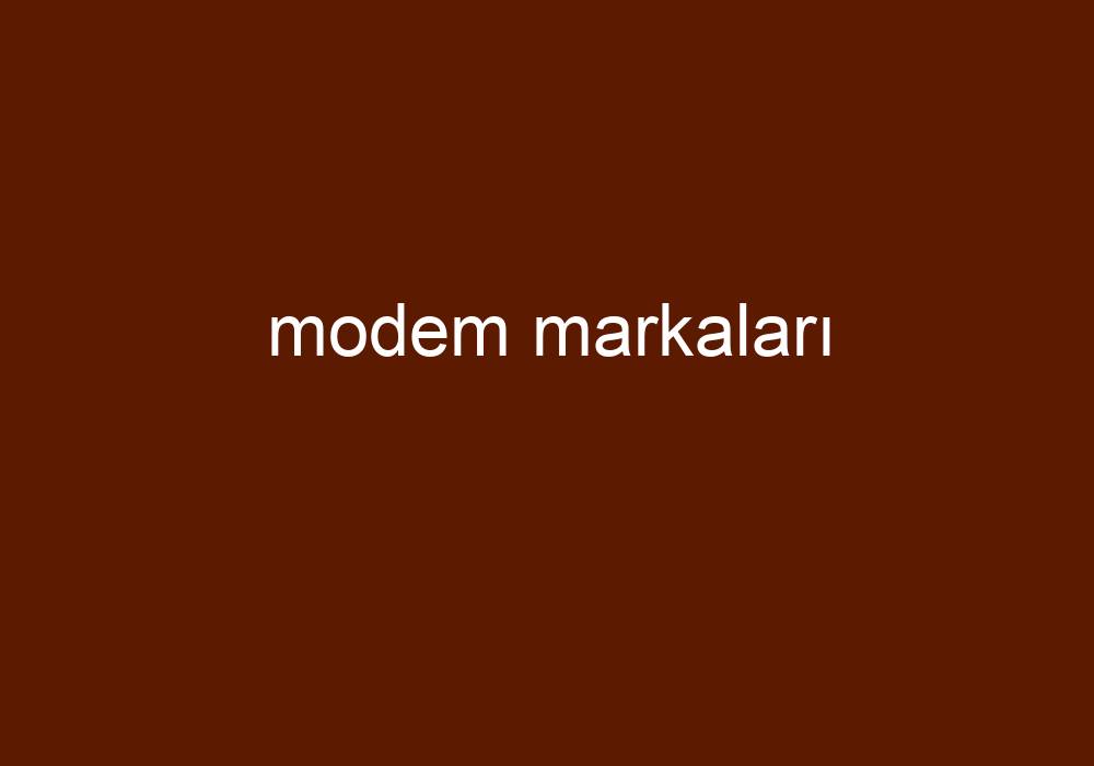 Modem Markaları